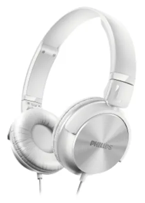 Headphone Philips DJ Driver 32mm, Auricular, Branco - SHL3060WT/00 por R$ 49,90