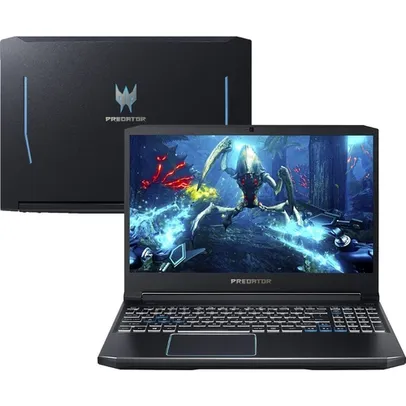 (APP) Notebook Gamer Acer Predator 9ª Intel Core I7 16GB 1TB + 128GB SSD 15.6 FHD W10 | R$6615