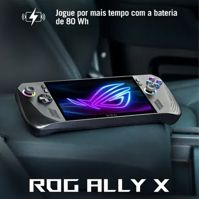 ROG Ally X AMD Z1 Extreme 1TB SSD 24 Gb Ram Tela 7&quot; Windows 11 Oficial Asus Brasil Black - NH020W