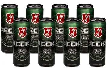 2 kits | Cerveja Becks Puro Malte Lager 350ml | 16 Unidades | R$29 cada