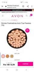 PÉROLAS FINALIZADORAS AVON TRUE FLAWLESS 22G | R$17