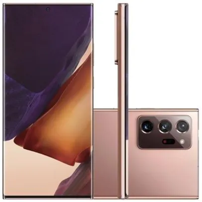 Smartphone Samsung Galaxy Note20 Ultra, 256GB, 108MP, Tela 6.9´, Mystic Bronze - SM-N986BZNSZTO | R$4.549