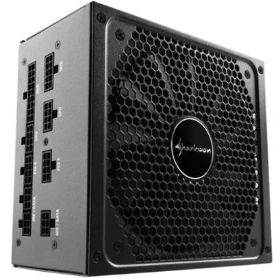 Fonte Sharkoon 850W, 80 Plus Gold, Modular, SilentStorm CoolZero | R$700