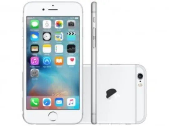[MAGAZINE LUIZA] iPhone 6S Apple 128GB Prata 4G Tela 4,7 Retina - Câm 12MP + Selfie 5MP iOS 9 Proc. Chip A9 3D Touch