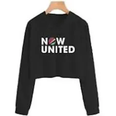 Blusa Moletom Cropped NOW UNITED | R$ 55