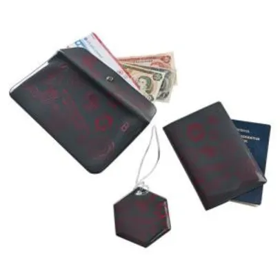 Kit porta documentos de viagem - R$ 12