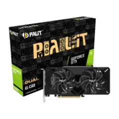 Placa de Vídeo Palit NVIDIA GeForce GTX 1660 Dual, 6GB, GDDR5, 192bit, NE51660018J9-1161C