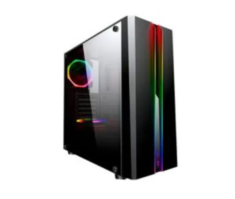 Gabinete Gamer Odyssey RGB CG-04RD Black | R$202