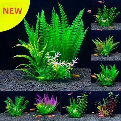 Imitação De Plantas De Água Ornamento Do Aquário, DIY Fish Tank Decor, Paisagismo De Vidro