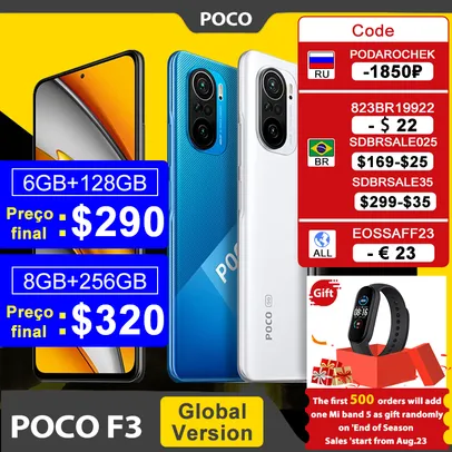 Smartphone Poco f3 8/256gb