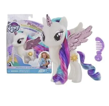 Figura, My Litle Pony, E5964, Princesa Celestia - Hasbro, Branco | R$ 25