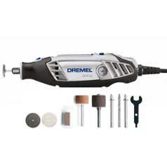 Microrretífica Dremel Série 3000 com Kit com 10 Acessórios - 90W por R$ 131