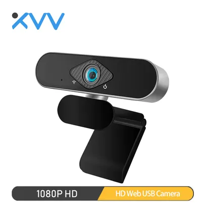 WebCam USB Youpin Xiao VV | Microfone Embutido + 1080p HD + Foco automático | R$ 82