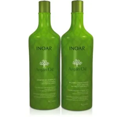 Inoar Kit Shampoo 1L + Condicionador 1L Argan