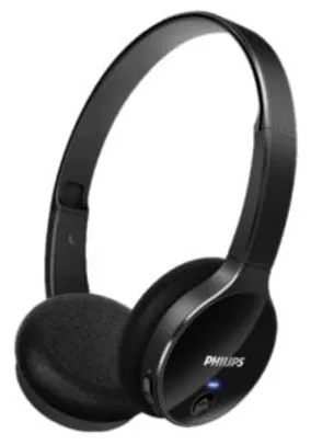 Fone de Ouvido Supra Auricular Bluetooth Philips Shb4000 Preto por R$99