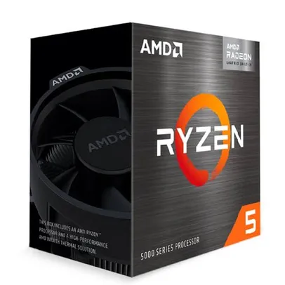 AMD Ryzen 5 5600G  6 núcleos e  4.4GHz de frequência com gráfic