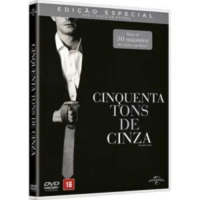 [Americanas] DVD + Disco de Extras - Cinquenta Tons de Cinza: Edição Especial (2 Discos) - R$18