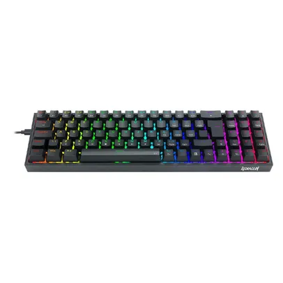 Teclado Mecanico Gamer Redragon Pollux RGB, Preto, SWITCH Red, Layout 75%, ABNT2 - K628-RGB-B (PT-RED)