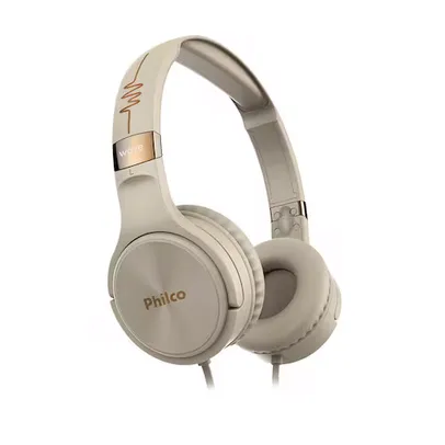 Fone de Ouvido Philco Headphone PFO02G - Bege