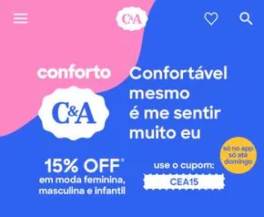 15% OFF em Compras na C&A