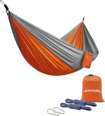 JOYFOX Rede De Dormir Camping Construção Rápida (Médio Laranja)