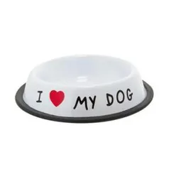 Comedouro Dog 15 cm x 21 cm x 4,5 cm Home Style | R$ 12