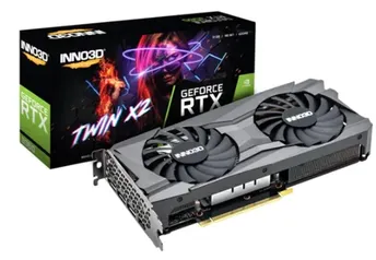 Placa de Vídeo INNO3D GeForce RTX 3060 TWIN X2, 12GB, GDDR6, DLSS, Ray Tracing, N30602-12D6-119032AH