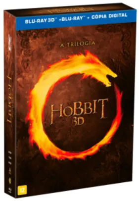 Blu-ray 3D Coleções O Hobbit - A Trilogia - 12 Discos - R$ 114,90