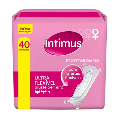 Protetor Diário Intimus Ultra Flexível 40 Unidades