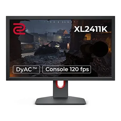 Monitor Gamer BenQ ZOWIE XL2411K para PC com 24", 144Hz, 120Hz Compatível com PS5 e Xbox série X