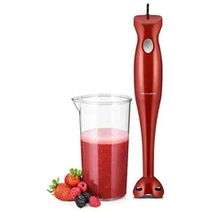 Mixer processador de alimentos vermelho gourmet multilaser