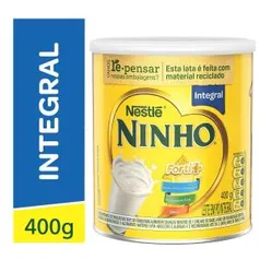 [NORDESTE] 2 x latas de Leite Em Pó Ninho Forti+ Integral 400g