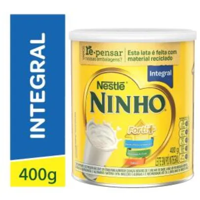 [NORDESTE] 2 x latas de Leite Em Pó Ninho Forti+ Integral 400g