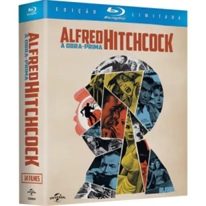 Coleção Blu-ray: Alfred Hitchcock (14 Discos) - R$180