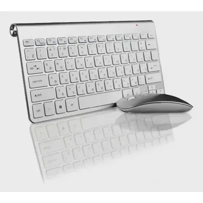 Kit Teclado E Mouse Para Computador Notebook Sem Fio kapbom