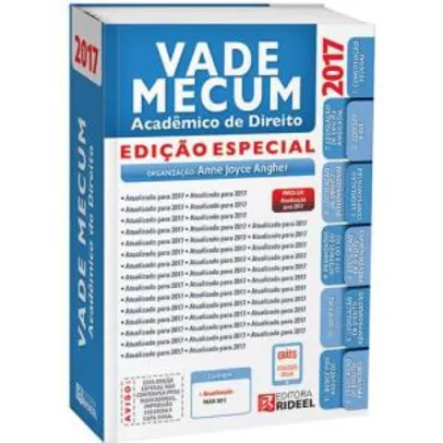 Livro - Vade Mecum Rideel - Edição Especial - 2017 - R$49,90