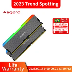 Asgard-Dual Channel RGB Desktop Memory Ram, DDR4, 8GB x 2, 16GB x 2, 3200MHz, PC4-25600, 1.35V, W2 S