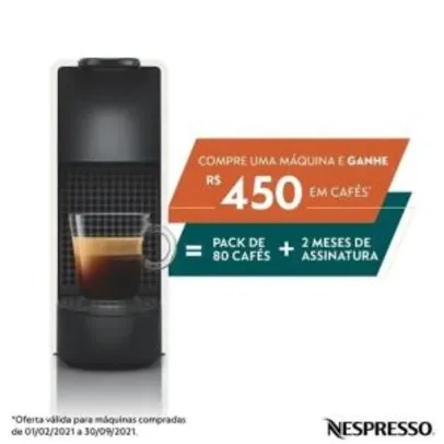 [AME por R$287] Cafeteira Nespresso Essenza Mini Branca C30 - 220V | R$359