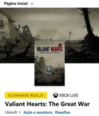 Valiant Hearts: The Great War [Xbox One]