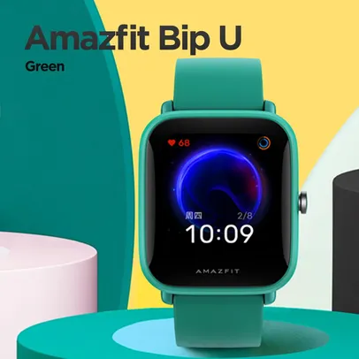 Smart Relogio Amazfit Bip U VERDE