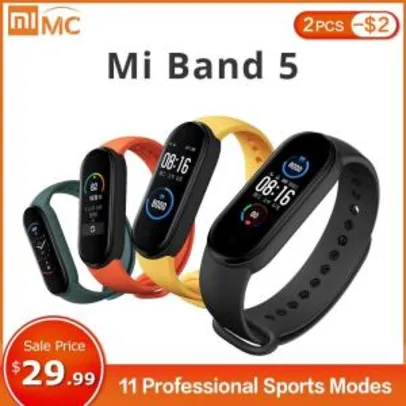 Xiaomi Mi Band 5 - R$169