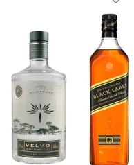 Velvo Botanic 800ml + Black Label blended Scotch Whisky 1000ml