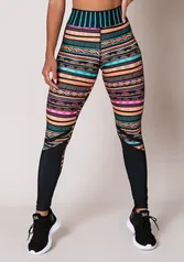 Calça legging printed tribal africa