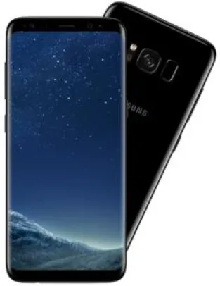 Smartphone Samsung Galaxy S8 Preto Tela 5,8" Android 7.0 Câmera 12Mp 64Gb por R$R$2.523,74