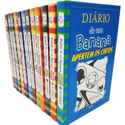 Box Diário de um Banana, por Jeff Kinney - 12 Volumes - Coleção Completa em Capa Dura - R$50