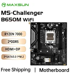 MAXSUN - Placa Mãe Challenger B650M WiFi AM5