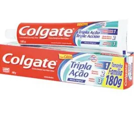 BUG - Creme Dental Tripla A????o Menta - 12 unidades - Colgate - R$5