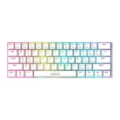 Teclado Mecanico Gamdias Hermes E3 Branco Rgb Switch Vermelho | R$330