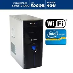 Pc Desktop Intel Core 2 Duo 4gb Ram 500 Gb Hd C/ Wifi R$ 861,72