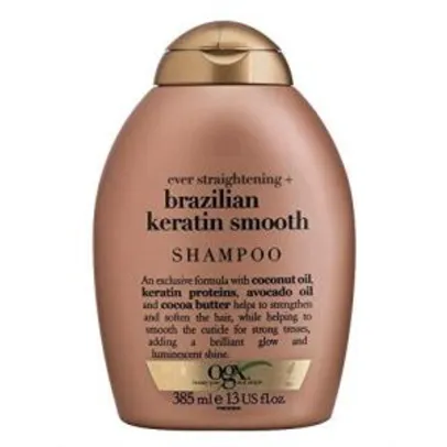 Shampoo Brazilian Keratin Smooth, OGX, 385 ml | R$ 24